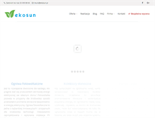 Tablet Screenshot of ekosun.pl